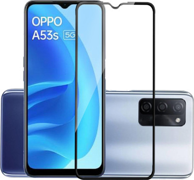 HUPSHY Edge To Edge Tempered Glass for Oppo A53s 5G(Pack of 1)