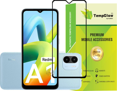 TempGlow Edge To Edge Tempered Glass for Mi A1 (2022)(Pack of 1)