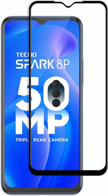 Flipkart SmartBuy Edge To Edge Tempered Glass for Tecno Spark 8P(Pack of 1)