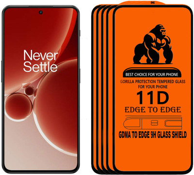 GDMA Edge To Edge Tempered Glass for OnePlus Nord 3 5G(Pack of 5)