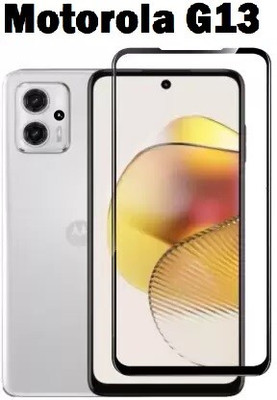 LIKEDESIGN Edge To Edge Tempered Glass for Moto G13, MOTOROLA Moto G13, MOTOROLA G13(Pack of 1)