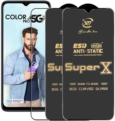 SM Styles Edge To Edge Tempered Glass for itel Color Pro 5g(Pack of 1)