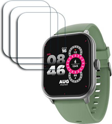 ARBAN Edge To Edge Tempered Glass for boAt Wave Edge 1.85 inch SMARTWATCH SCREEN GUARD(Pack of 3)