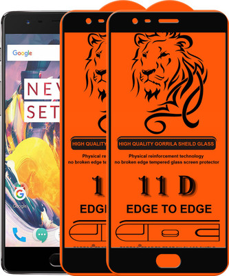 Forego Edge To Edge Tempered Glass for Oneplus 3,Oneplus 3(Pack of 2)