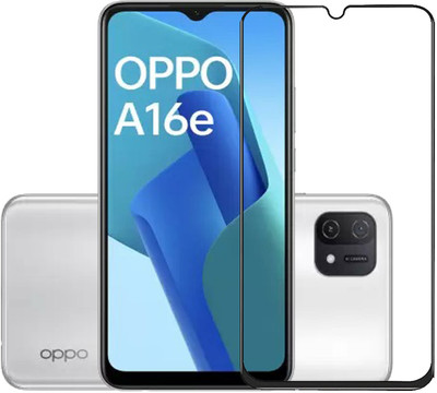 NSTAR Edge To Edge Tempered Glass for OPPO A16E(Pack of 1)