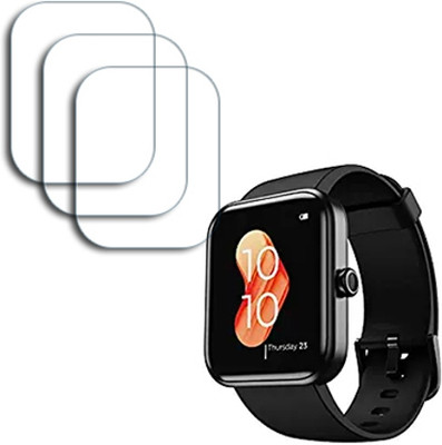 SOMTONE Edge To Edge Tempered Glass for boAt Xtend Smartwatch with Alexa Built-in 1.69 inch CREEN GUARD(Pack of 3)
