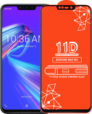 Qyist Edge To Edge Tempered Glass for Asus Zenfone Max M2(Pack of 1)