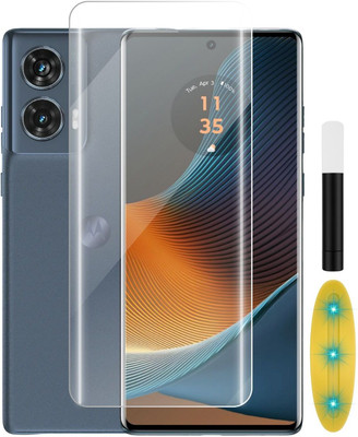 Fablue Edge To Edge Tempered Glass for Motorola Edge 50 Fusion(Pack of 1)
