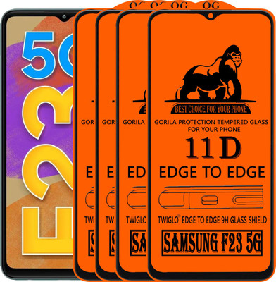 TWIGLO Edge To Edge Tempered Glass for SAMSUNG F23 5G(Pack of 4)
