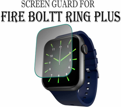 YCHROZE Edge To Edge Tempered Glass for Fire-Boltt Ring Plus 1.91(Pack of 1)