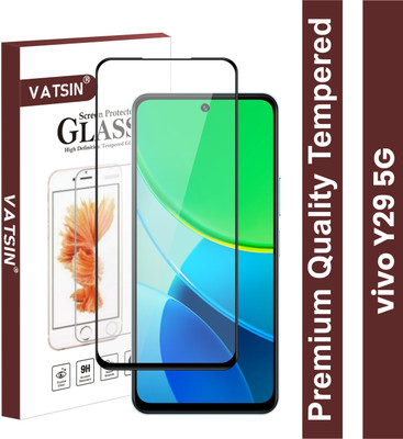 Vatsin Edge To Edge Tempered Glass for ViVO Y29 5G(Pack of 1)