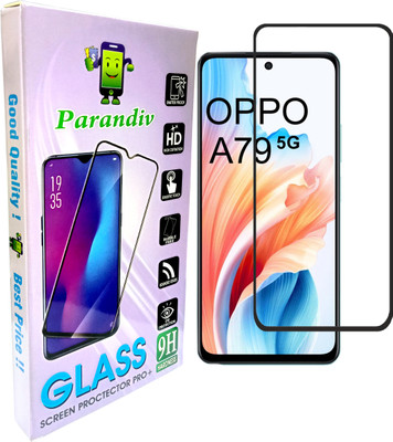 PARANDIV Edge To Edge Tempered Glass for Oppo A79 4G(Pack of 1)