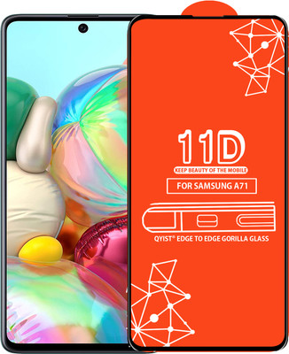 Qyist Edge To Edge Tempered Glass for Samsung Galaxy A71(Pack of 1)