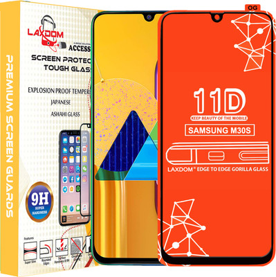 Laxdom Edge To Edge Tempered Glass for SAMSUNG GALAXY M30S(Pack of 1)