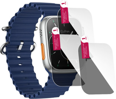 daffin Edge To Edge Tempered Glass for pTron Pulsefit Ethos(Pack of 3)
