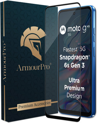ArmourPro Edge To Edge Tempered Glass for Motorola G45 5G, Moto G45 5G, Motorola G45, Moto G45(Pack of 1)