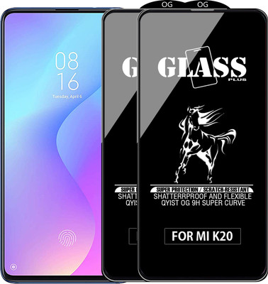 Qyist Edge To Edge Tempered Glass for Mi K20(Pack of 2)