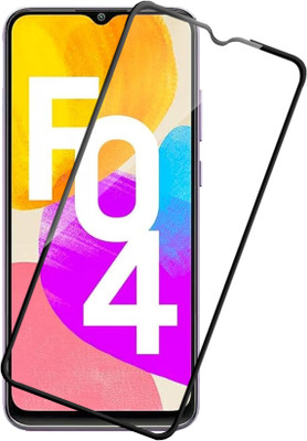HUPSHY Edge To Edge Tempered Glass for SAMSUNG Galaxy F04(Pack of 1)