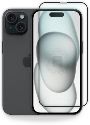 PROACCS Edge To Edge Tempered Glass for Apple iPhone 15 Plus(Pack of 1)