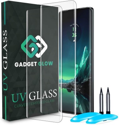 Gadget Glow Edge To Edge Tempered Glass for Motorola Edge 40 Neo 5G, Motorola Edge 40 Neo, Moto Edge 40 Neo 5G, Moto Edge 40 Neo, Edge 40 Neo 5G, UV Glue Tempered Glass(Pack of 2)