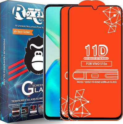 Roxel Edge To Edge Tempered Glass for Vivo S15E(Pack of 2)