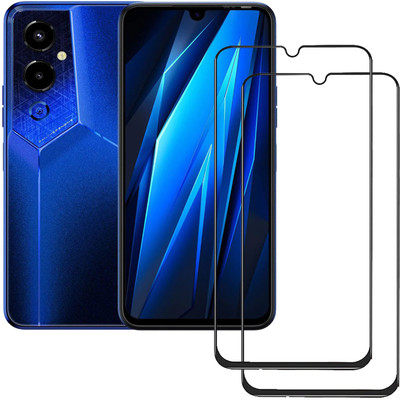 INFINITYWORLD Edge To Edge Tempered Glass for Tecno Pova 4 Pro(Pack of 2)