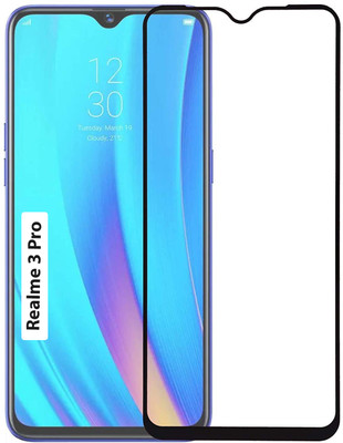 iCopertina Edge To Edge Tempered Glass for Realme 3 Pro(Pack of 1)
