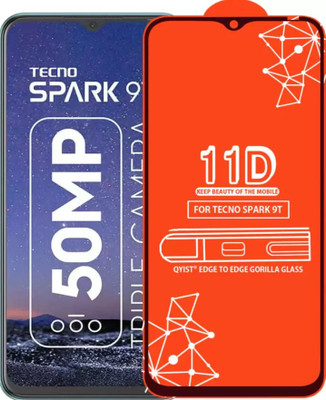 BRIGHTRON Edge To Edge Tempered Glass for Tecno Spark 9T(Pack of 1)