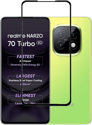 AARERED Edge To Edge Tempered Glass for realme narzo 70 Turbo 5G, realme narzo 70 Turbo, REALME NARZO 70 TURBO 5g, REALME NARZO 70 TURBO(Pack of 1)