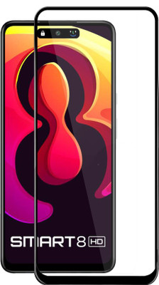 GLOBAL NOMAD Edge To Edge Tempered Glass for Infinix SMART 8 HD(Pack of 1)