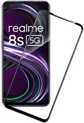 SM Styles Edge To Edge Tempered Glass for Realme 8S 5G(Pack of 1)