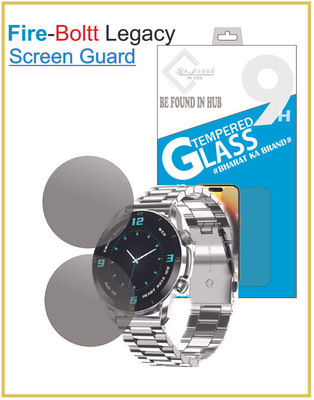 Aleena Edge To Edge Tempered Glass for Fire-Boltt Legacy 1.43 AMOLED 0.645(Pack of 2)