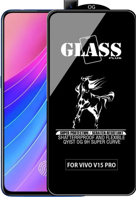 Qyist Edge To Edge Tempered Glass for VIVO V15 PRO(Pack of 1)