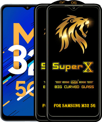 PFOAM Edge To Edge Tempered Glass for SAMSUNG GALAXY M32 5G(Pack of 2)