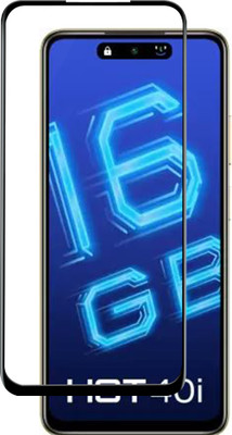 VAlight Edge To Edge Tempered Glass for Infinix HOT 40i(Pack of 1)