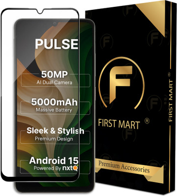 FIRST MART Edge To Edge Tempered Glass for Ai+ Pulse(Pack of 1)