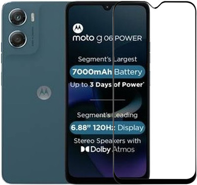 Chronic Edge To Edge Tempered Glass for Moto g06 power(Pack of 1)