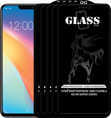 CYOR Edge To Edge Tempered Glass for VIVO Y81I(Pack of 5)