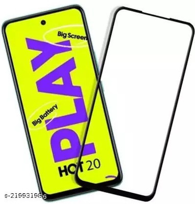 vmt stock Edge To Edge Tempered Glass for Infinix HOT 30 5G, HOT 30 5G, Infinix HOT 30(Pack of 1)