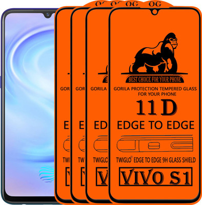 TWIGLO Edge To Edge Tempered Glass for VIVO S1(Pack of 4)