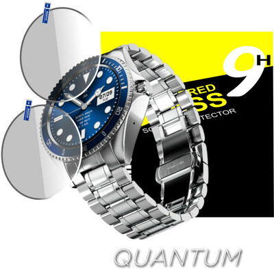 Olonga Edge To Edge Tempered Glass for Fire Boltt Quantum Smartwatch(Pack of 2)