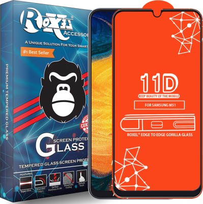 Roxel Edge To Edge Tempered Glass for Samsung Galaxy A30(Pack of 1)