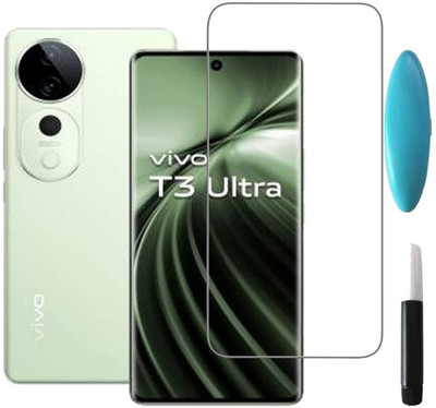 AKSHUD Edge To Edge Tempered Glass for vivo T3 Ultra 5G(Pack of 1)