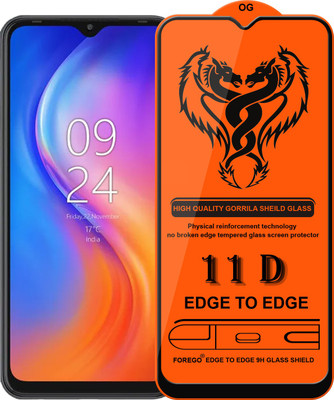 Forego Edge To Edge Tempered Glass for Tecno SPARK 7 Plus(Pack of 1)