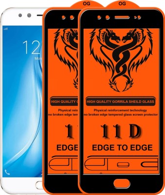 HQ Protection Edge To Edge Tempered Glass for Vivo V5 Plus(Pack of 2)