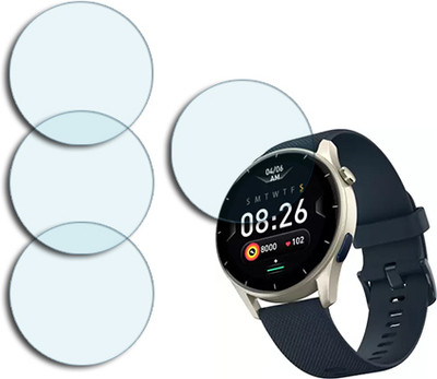 ARBAN Edge To Edge Tempered Glass for Noise Crew Bluetooth Calling 1.38 inch ANTIBLUE TEMPERED GUARD(Pack of 4)