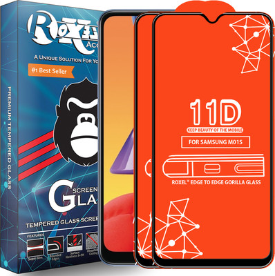 Roxel Edge To Edge Tempered Glass for Samsung Galaxy M10S(Pack of 2)