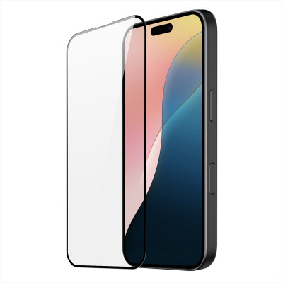 ANK Edge To Edge Tempered Glass for iPhone 16, Apple iPhone 16(Pack of 1)