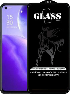 CYOR Edge To Edge Tempered Glass for OPPO RENO 5(Pack of 1)