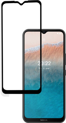 HUPSHY Edge To Edge Tempered Glass for Nokia C21 Plus(Pack of 1)